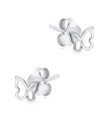Butterfly Shaped Silver Stud Earring STS-6362